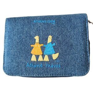 Vintage Athens 2004 Official Olympic Games Gear Wallet Athena Phevos Mascots